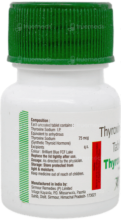 Thyroxinol 75 Tablet 120