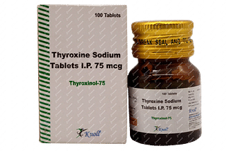 Thyroxinol 75 MCG  Tablet 100