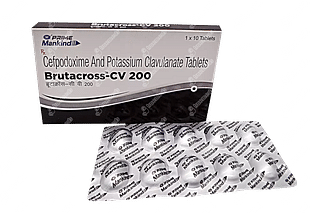 Brutacross Cv 200/125 MG Tablet 10