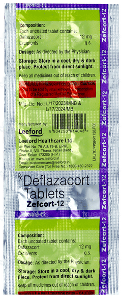 Zefcort 12 Tablet 10 Zefcort 12 Tablet 10