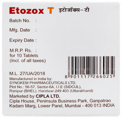 Etozox T Tablet 10