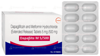 Dapabite M 5/500 Tablet 10