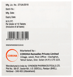 Dapabite M 5/500 Tablet 10