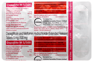 Dapabite M 5/500 Tablet 10