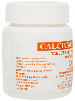 Calcium Lactate Tablet 100