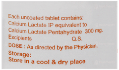Calcium Lactate Tablet 100