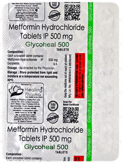 Glycoheal 500 Tablet 20 Glycoheal 500 Tablet 20