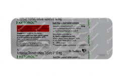 Ketorol Tablet 10 Ketorol Tablet 10