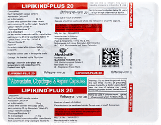 Lipikind Plus 20 Capsule 15