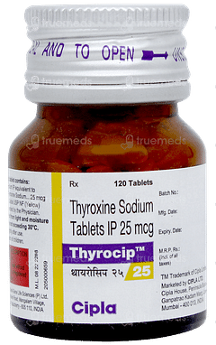 Thyrocip 25 Tablet 120