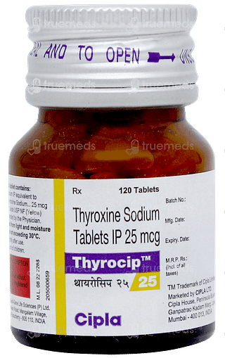 Thyrocip 25 Tablet 120