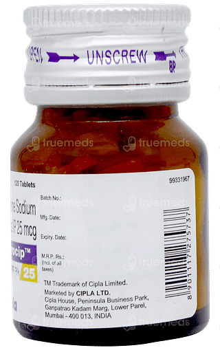 Thyrocip 25 Tablet 120