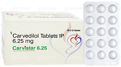 Carvistar 6.25 Tablet 15