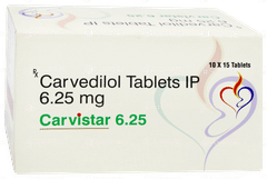 Carvistar 6.25 Tablet 15 Carvistar 6.25 Tablet 15