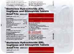 Xmet Trio 500/0.2/2 Tablet 10