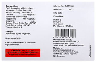 Aldosmin 1000mg Tablet 10