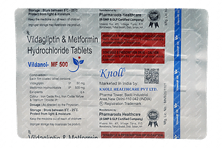 Vildanol Mf 50/500 MG Tablet 15