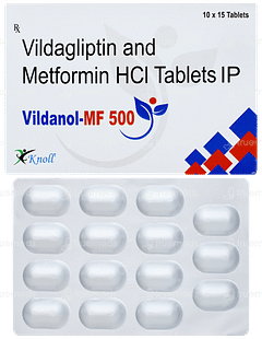 Vildanol Mf 500 Tablet 15
