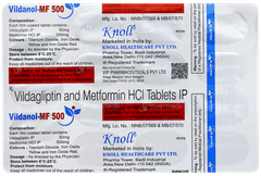 Vildanol Mf 500 Tablet 15 Vildanol Mf 500 Tablet 15