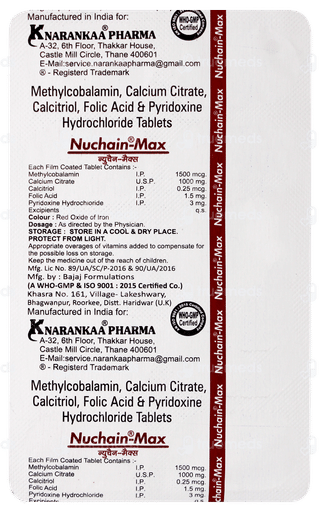 Nuchain Max Tablet 10