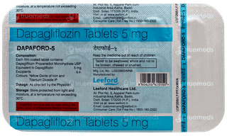 Dapaford 5 Tablet 15