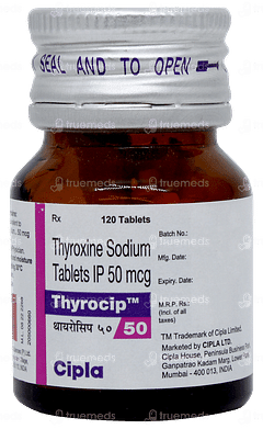 Thyrocip 50 Tablet 120