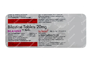 Bilahenz 20 MG Tablet 10