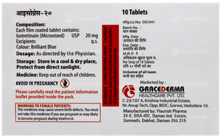 Isograce 20 Tablet 10