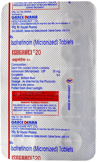 Isograce 20 Tablet 10