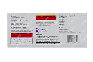 Telmavac Ct 40/6.25 MG Tablet 10