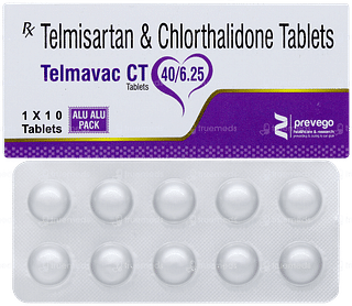 Telmavac Ct 40/6.25 Tablet 10