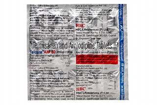 Telcure Am 40/5 MG Tablet 15