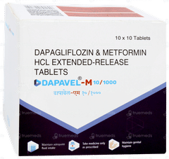 Dapavel M 10/1000 Tablet 10 Dapavel M 10/1000 Tablet 10