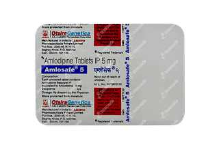 Amlosafe 5 MG Tablet 15