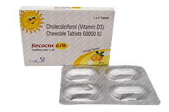 Becocnx 60k Orange Flavour Chewable Tablet 4