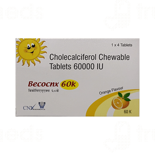 Becocnx 60k Orange Flavour Chewable Tablet 4