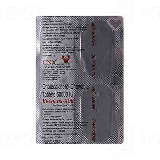 Becocnx 60k Orange Flavour Chewable Tablet 4