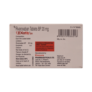 Exafib 20 Tablet 14