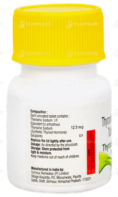 Thyroxinol 12.5 Tablet 120 Thyroxinol 12.5 Tablet 120