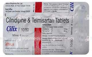 Cilix T 10/80 MG Tablet 15