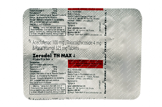 Zerodol Th Max 4/325 MG Tablet 10