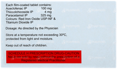 Zerodol Th Max 4 Tablet 10 Zerodol Th Max 4 Tablet 10