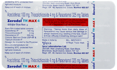 Zerodol Th Max 4 Tablet 10 Zerodol Th Max 4 Tablet 10