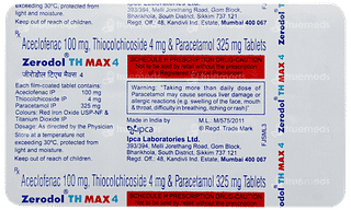 Zerodol Th Max 4 Tablet 10