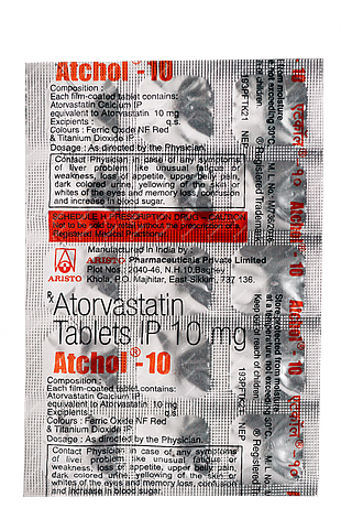 Atchol 10 MG Tablet 15