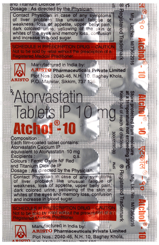 Atchol 10 Tablet 15