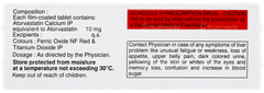 Atchol 10 Tablet 15