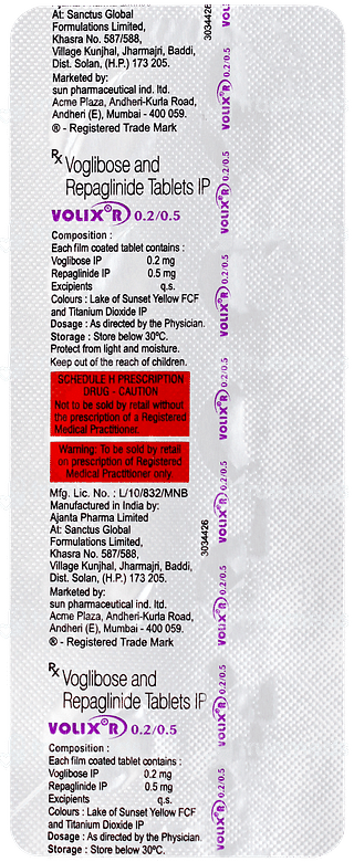 Volix R 0.2/0.5 Tablet 10