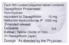 Dapagold M 10/1000 Tablet 15 Dapagold M 10/1000 Tablet 15