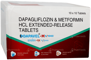 Dapavel M 5/1000 Tablet 10